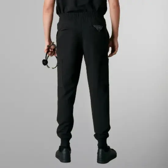 Members Only Men's London Jogger Scrub Pants for Short Men image {2}