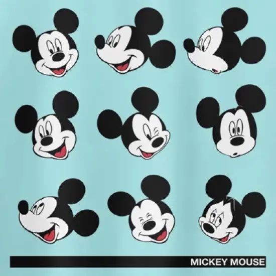 Junior's Mickey & Friends Facial Expressions Racerback Tank Top image {1}