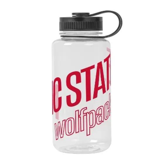 NCAA NC State Wolfpack Portable Drinkware - 38oz: Plastic Water Bottle, 9" Height image {2}