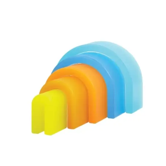 Kaplan Early Learning Discovery Stackers - Natural Tall Arch - 5 Pieces image {1}