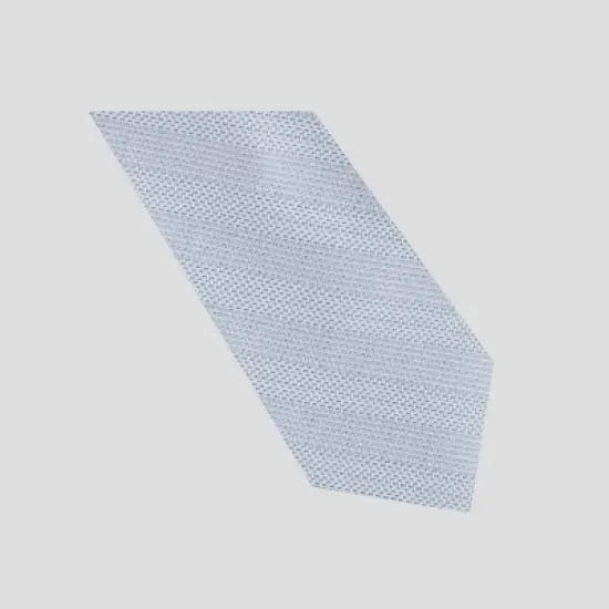 Men's Non Solid Striped Tie - Goodfellow & Co&trade; Silver image {2}