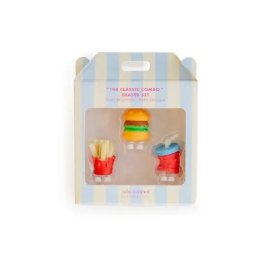 Daydream Society - Classic Combo Fast Food Erasers - Pack of 3 Erasers image {3}