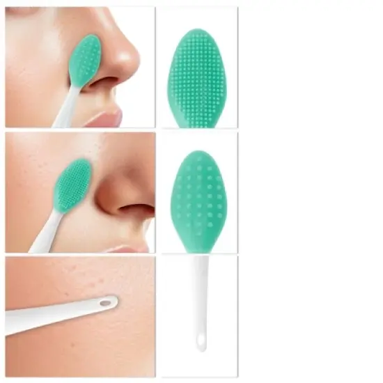 Unique Bargains Silicone Pore Brush 3 Pcs image {1}