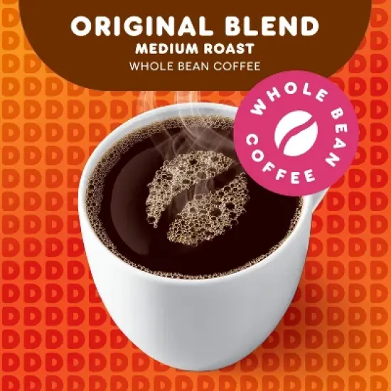 Dunkin' Original Blend Medium Roast Whole Bean Coffee image {3}
