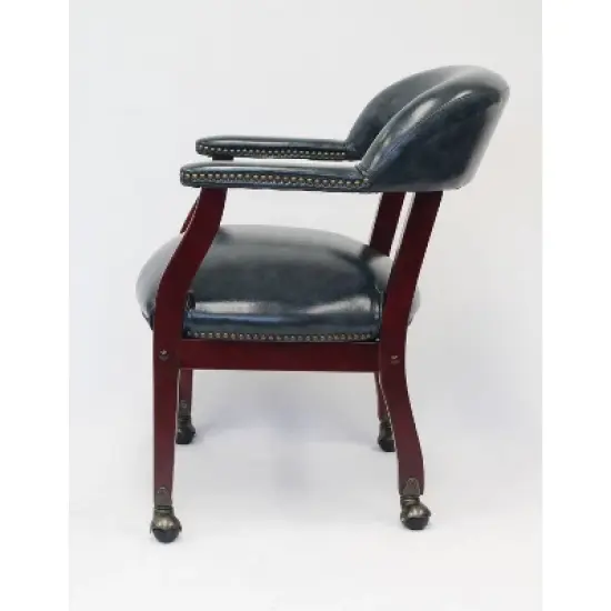 Captain's Chair with Casters - Boss Office Products image {1}