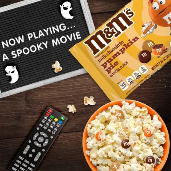 M&M's Halloween Milk Chocolate Pumpkin Pie Candy - 7.44oz image {6}