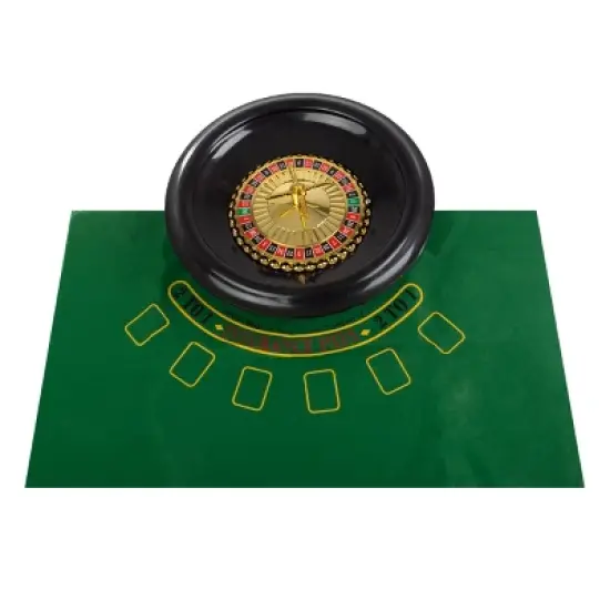 Trademark Poker 16" Blackjack Roulette Wheel Set With Accessories image {7}