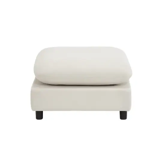 Christopher Knight Home Acker 3 Pieces Modern Upholstered Sectional Sofa Set, White image {5}