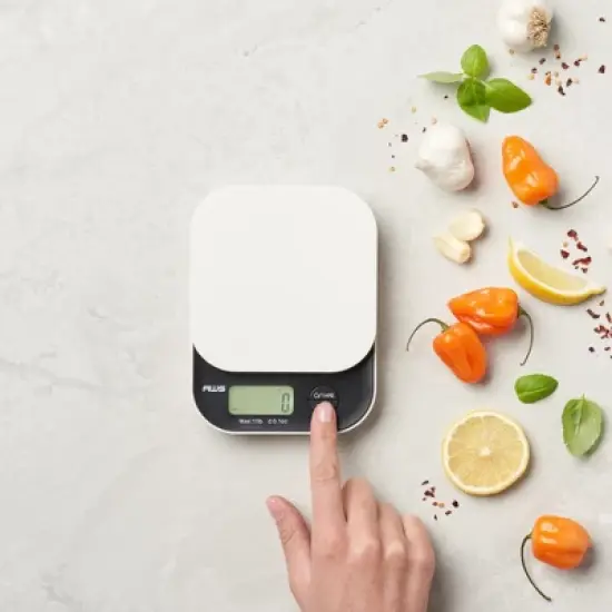 American Weigh Scales Vanilla Series Kitchen Scale High Precision Large Backlit LCD Display 11LB Capacity image {3}