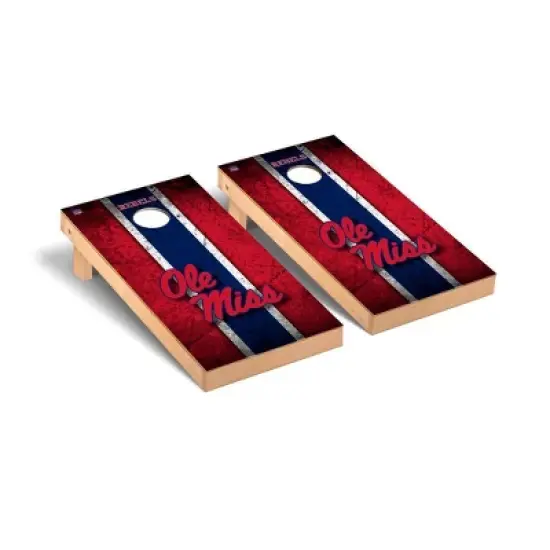 NCAA Ole Miss Rebels Premium Cornhole Board Vintage Version image {1}