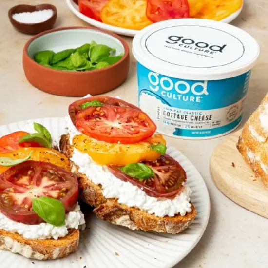 Good Culture 2% Milkfat Simply Cottage Cheese - 16oz image {1}
