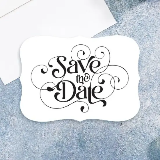 Avery Matte White Invitation Cards, 5" x 7" Rectangle Flourished Edge image {3}