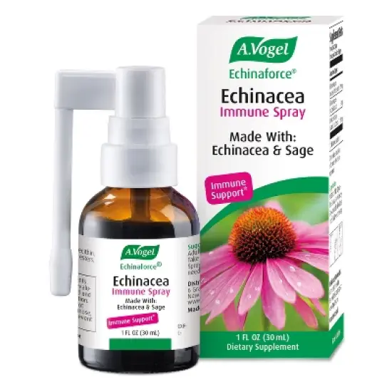 A. Vogel Echinaforce Soothing Throat Spray &ndash; Fresh Organic Echinacea & Sage &ndash; Immune Support Supplement &ndash; Non-GMO, Dairy & Gluten Free &ndash; 1 fl oz image {9}