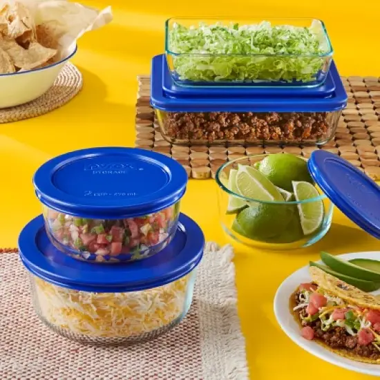 Pyrex 10pc Glass Storage Set image {3}