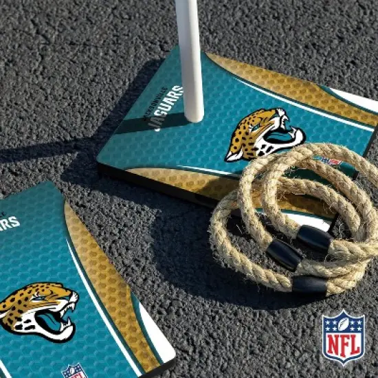 NFL Jacksonville Jaguars Solid Wood Quoits Toss Game image {4}