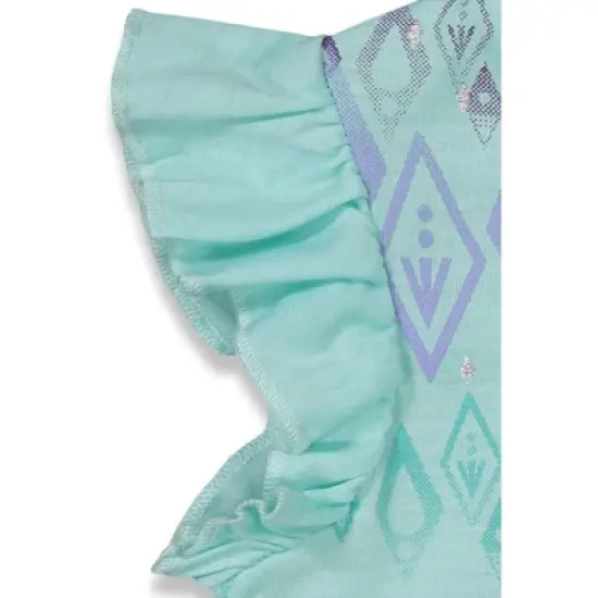 Disney Frozen Princess Anna Elsa Baby Girls T-Shirt and Shorts Outfit Set - Little Kid  image {5}