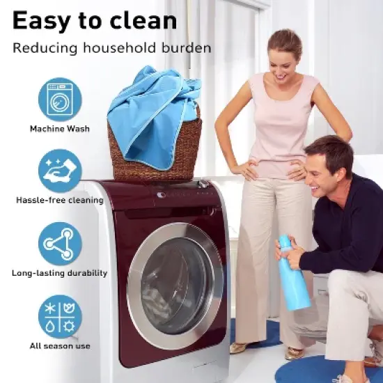 Kritter Planet Waterproof Cooling Blanket for Dogs Cats, Reversible Leak-Proof Couch Bed Cover Furniture Protector Washable Comfortable Pet Blanket image {5}