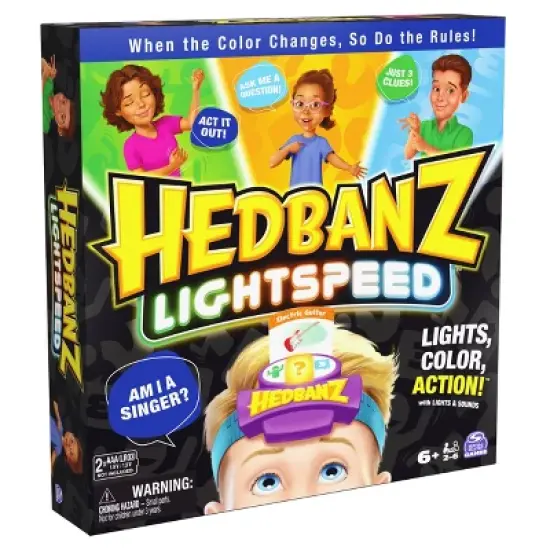 Spin Master Games Hedbanz Lightspeed Board Game image {4}