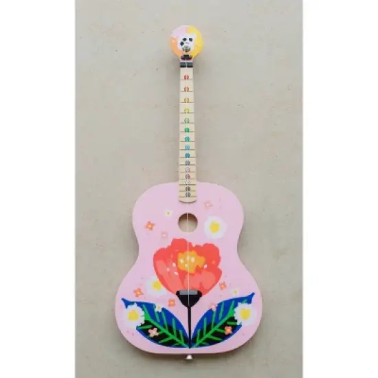 Buffalo Games TinkerTar Pink Floral Single String Guitar image {4}
