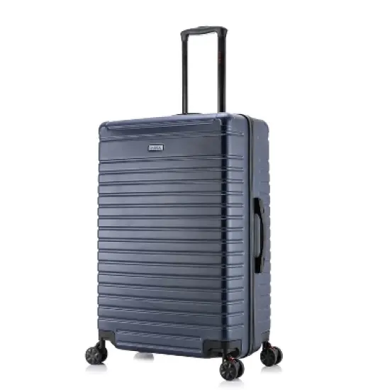 InUSA Deep Lightweight Hardside Large Checked Spinner Suitcase image {17}