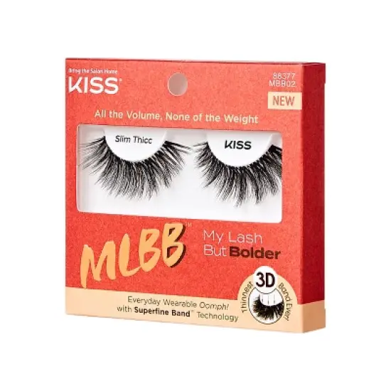 KISS Products My Lash But Bolder False Eyelashes - Slim Thicc image {6}