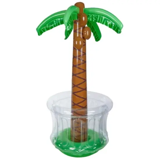 Playbees Inflatable Palm Tree Cooler 60 inch image {4}