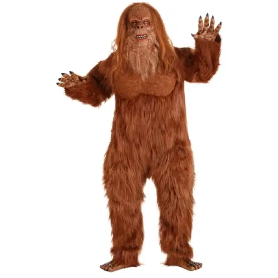 HalloweenCostumes.com Sasquatch Costume Bigfoot Outfit Mascot Messin With Sasquatch Halloween Costume, Adult Big and Tall Sizes image {5}