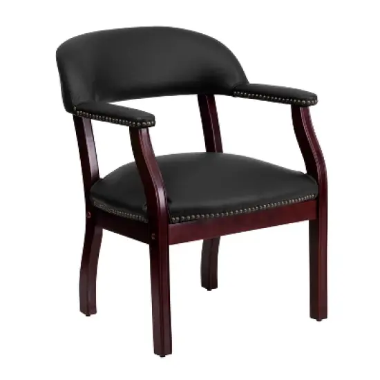 Emma and Oliver Conference Chair with Accent Nail Trim image {14}