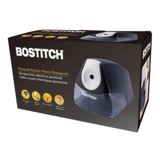 Bostitch Personal Electric Sharpener (Black) - Home Office Essentials, Office & Classroom Supplies image {1}