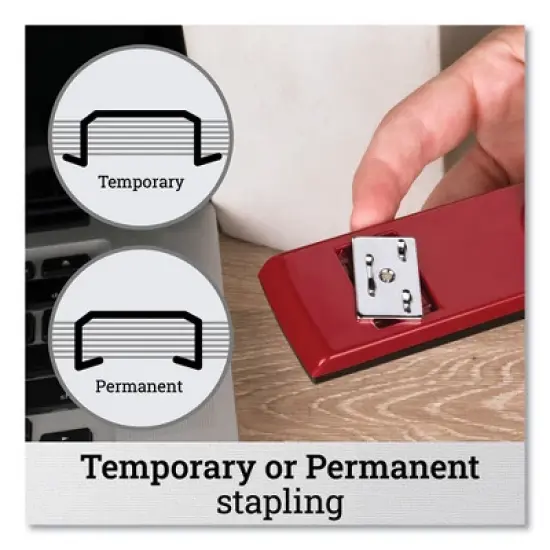 Swingline 747 Classic Full Strip Stapler, 30-Sheet Capacity, Lipstick Red image {6}