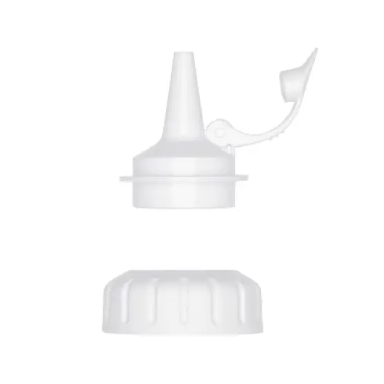 OXO 16oz Food Storage Bottle White: Plastic, Dishwasher-Safe, Condiment & Sauce Container, Includes Lid image {1}