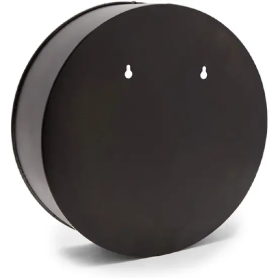 Farmlyn Creek Black Metal Circle Wall Hanging Planter for Home Indoor Decor, 12 inch Dia. image {3}