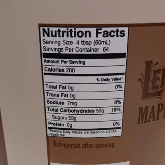 Lehman's Real Pure Maple Syrup U.S. Grade A Medium Amber Jug image {3}