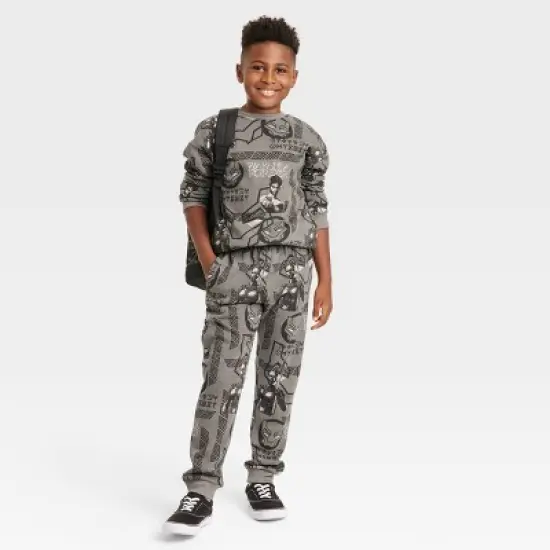 Boys' Marvel Black Panther Jogger Pants - Dark Gray image {2}
