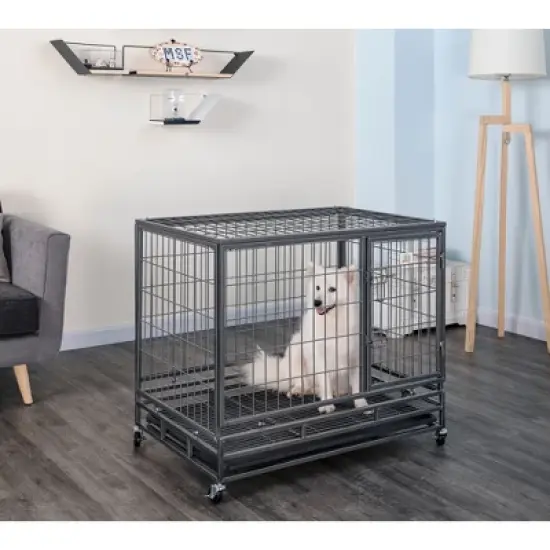 Go Pet Club Heavy Duty Dog Crate 37" or 43" Long  SQ1038 image {2}