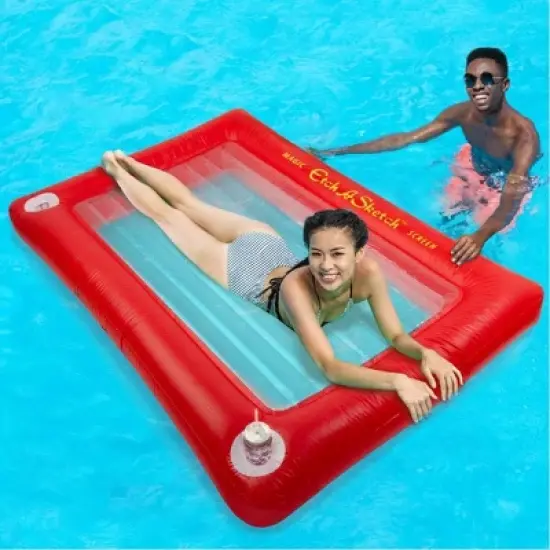 Mighty Mojo Etch A Sketch Inflatable Pool Float 6 Feet Tall image {4}