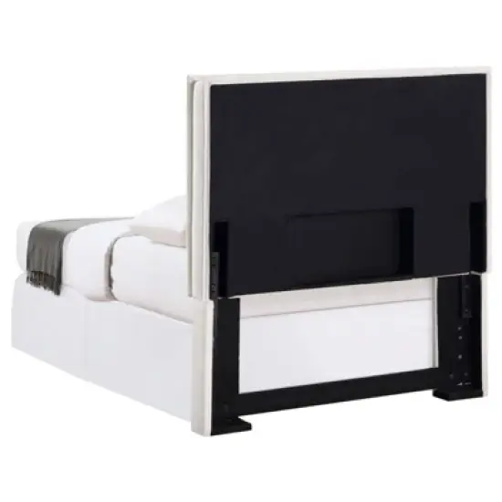 Coaster Twin Izzy Transitional Upholstered Headboard Sand image {3}