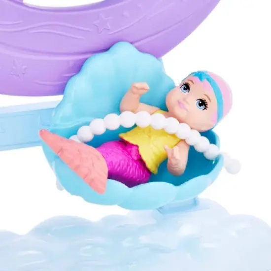 Barbie Mermaid Doll Nurturing Playset with Merbaby Octopus and Seal image {3}