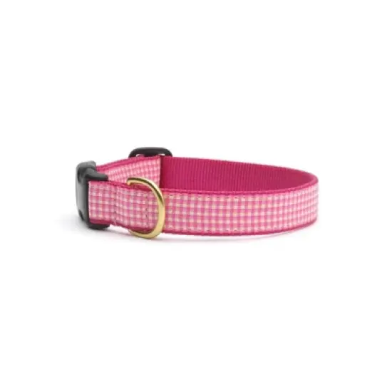 Up Country Pink Gingham Collar Medium image {2}