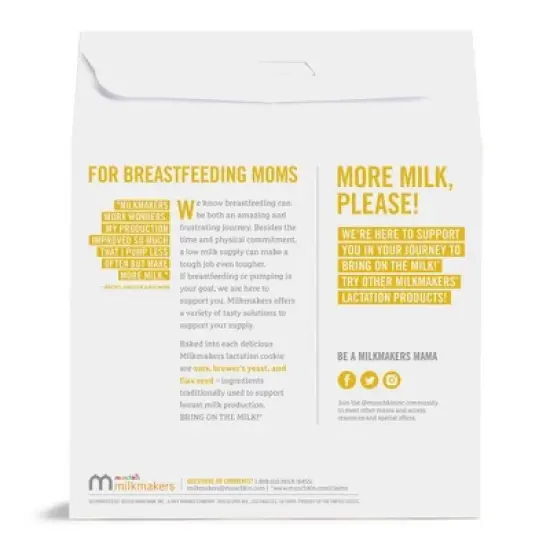 Munchkin Milkmakers Lactation Cookie Bites - Lemon - 20oz/10ct image {6}