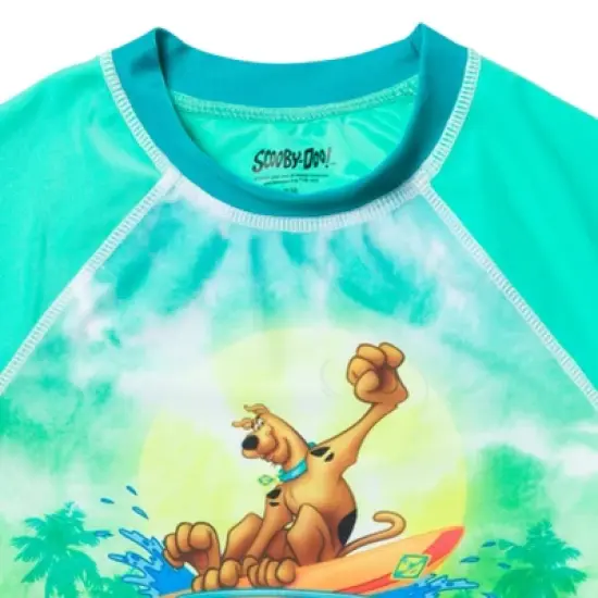 Scooby-Doo Shaggy Daphne Fred Velma Rash Guard and Swim Trunks Outfit Set Little Kid to Big Kid  image {5}