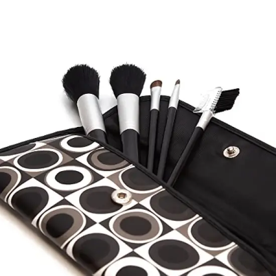Speert 4151 Premium Natrual Hair Makeup Brush Set with Designer Travel Pouch image {2}
