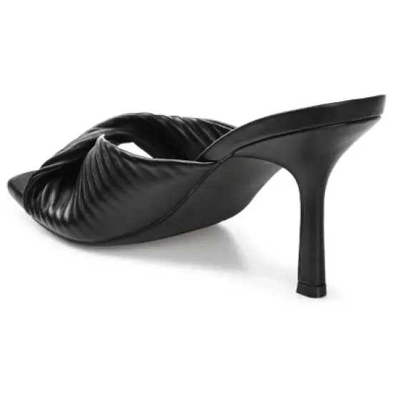 Journee Collection Womens Greer Tru Comfort Foam Open Toe High Stiletto Pumps image {6}