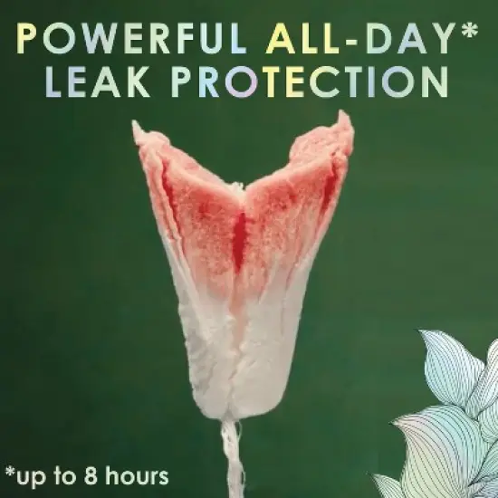 L . Organic Cotton Full Size Tampons - Regular - 30ct image {8}