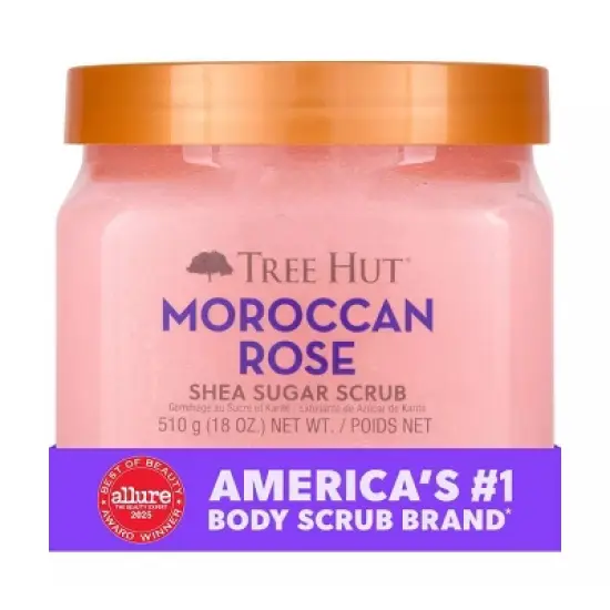 Tree Hut Moroccan Rose Shea Sugar Body Scrub - 18oz image {2}