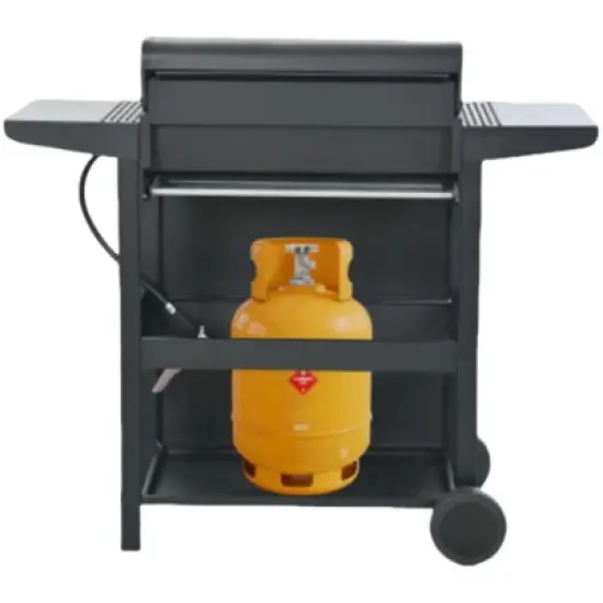 FURNIinspire Outdoor Grills, Griddles and Smokers Professional 4 Burner Gas Grill, Stainless Steel BBQ with Pizza Oven, Black, 27.2"*18.1"*15" image {5}