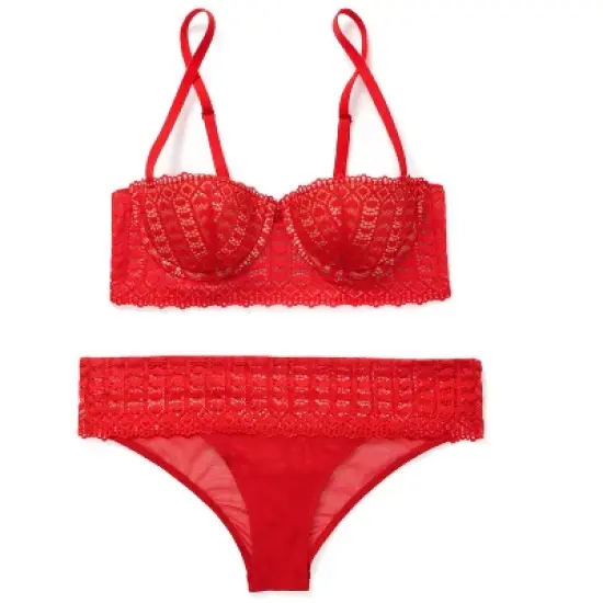 Adore Me Women's Nymphadora Balconette Bra image {4}