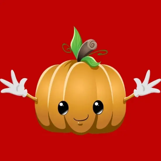 Boy's Design By Humans Halloween Pumpkin Monster 6 By LironPeer T-Shirt image {1}