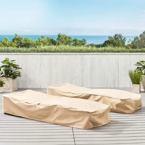 Christopher Knight Home Salem Outdoor Wicker Armless Adjustable Chaise Lounges with Cover (Set of 2) image {1}