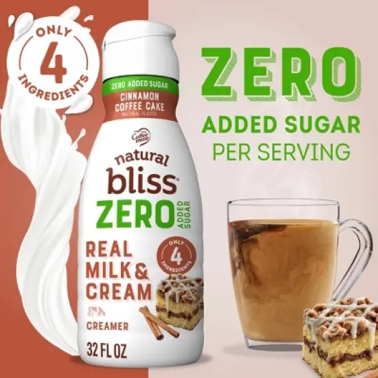 Natural Bliss Zero Added Sugar Creamer - 32 fl oz image {2}